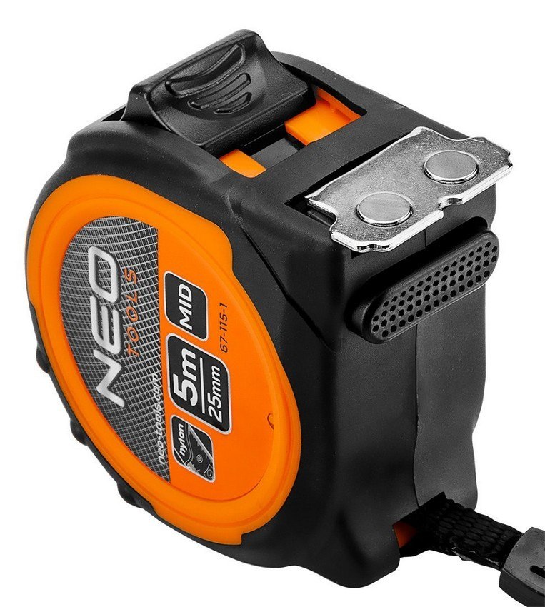 MIARA ZWIJANA STALOWA 5M/25MM MAGNES 67-115-1 NEO - sklep